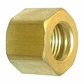 Larsen Supply Co 0.25 in. Brass Compression Nut, 6PK 207973